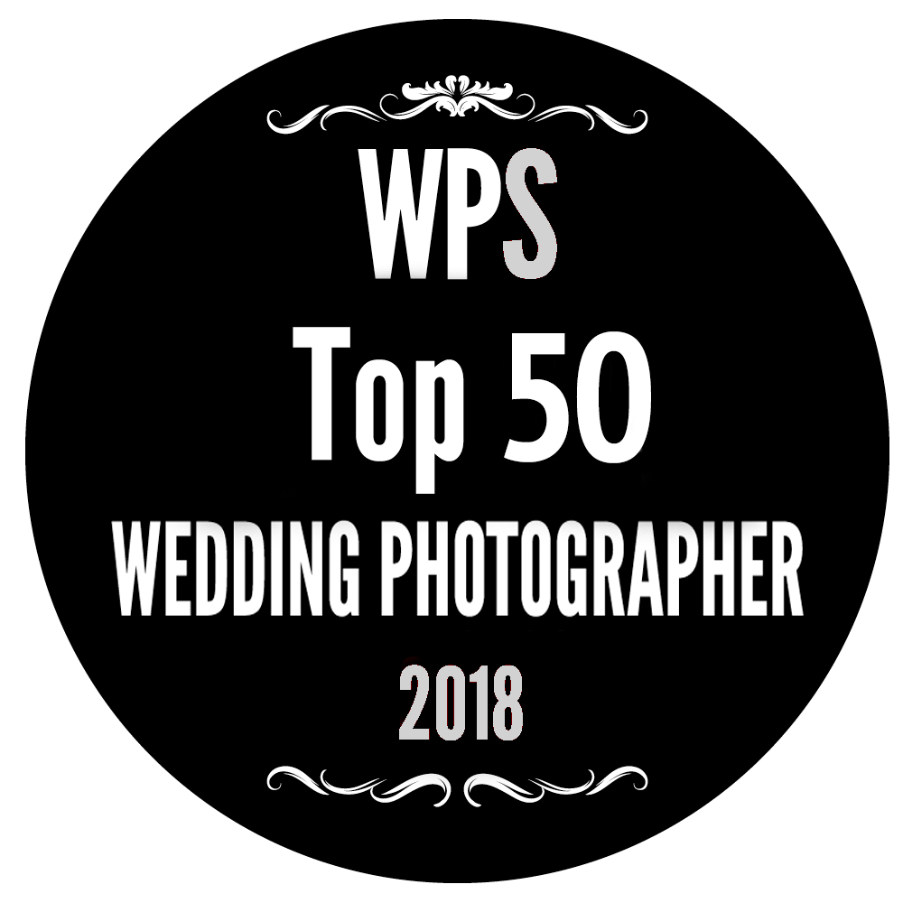Badge WPS Top 50 Wedding Photographer 2018, plus de trente distinctions internationales